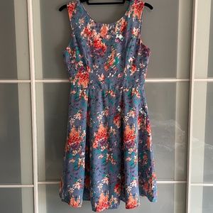 Yellow Star Floral Dress